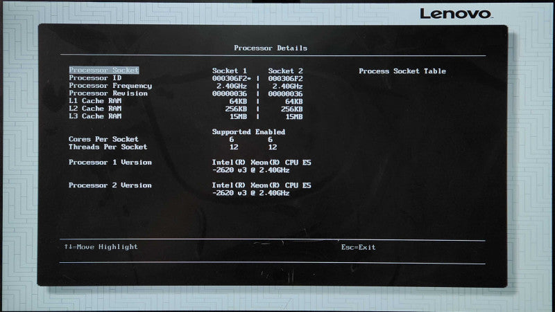 Lenovo x3650 M5 2U 8x 2.5", 2x Xeon E5-2620 v3 2.40GHz, 32GB DDR4, M5210