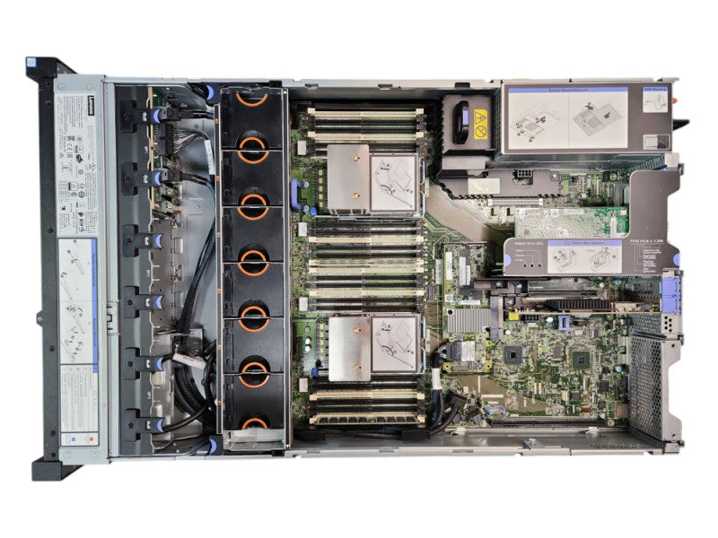 Lenovo x3650 M5 2U 8x 2.5", 2x Xeon E5-2620 v3 2.40GHz, 32GB DDR4, M5210