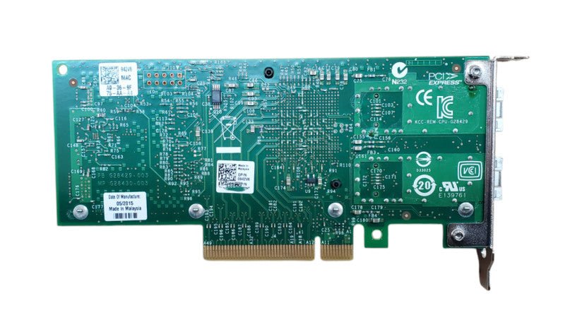 Intel X520-DA2 Dual Port 10G SFP+ PCIe | DP/N 0942V6