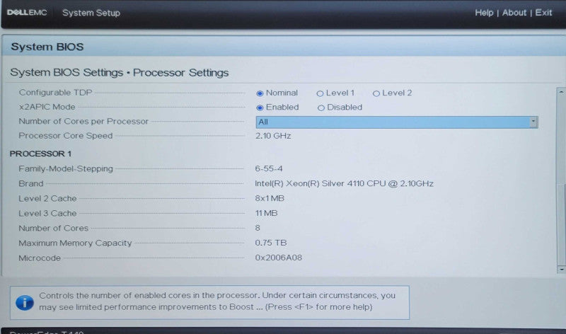 Dell EMC PE T440 1x Xeon Silver 4110 2.10Ghz 64GB H730P, 4x 1.2TB, 2x PSU _