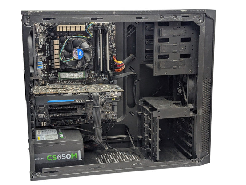 Basic Custom Gaming PC ASUS Z97-A Intel Core i7-4790 16GB RAM 256GB NVMe -