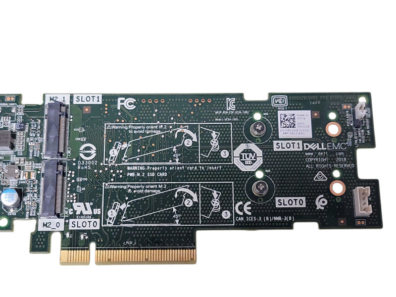 DELL BOSS-S1 2x M.2 SSD PCIe Storage Adapter Card 051CN2 High Profile _