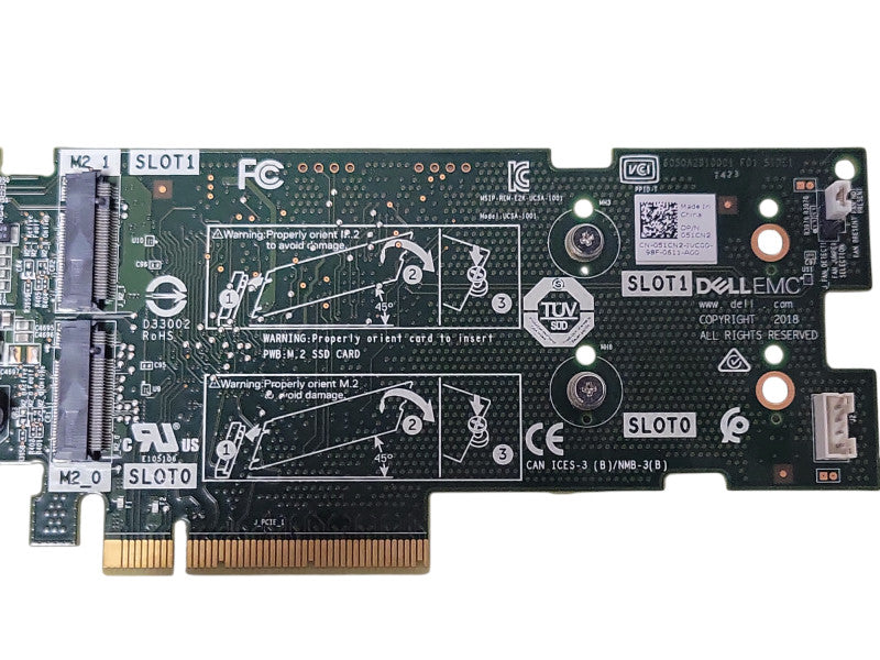 DELL BOSS-S1 2x M.2 SSD PCIe Storage Adapter Card 051CN2 High Profile _