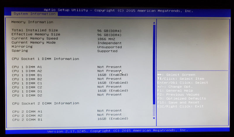 Lenovo ThinkServer 2x Xeon E5-2630 v3 96GB RAM LSI MegaRAID - No HDD