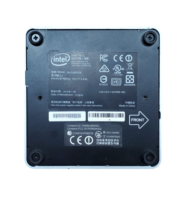 Intel NUC NUC6i5SYK Mini PC Core i5-6260U 8GB RAM - No HDD