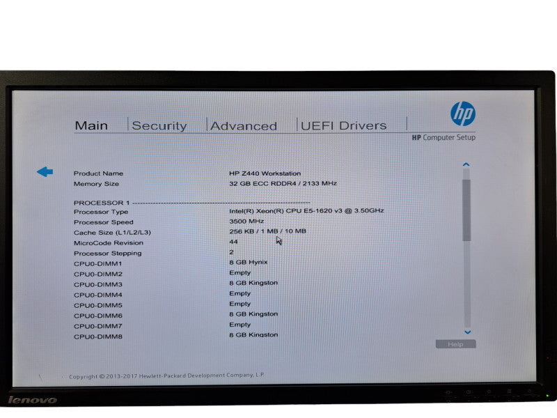 HP Z440 Workstation | Xeon E5-1620 v3 @3.50GHz, 32GB DDR4, No GPU/HDD's