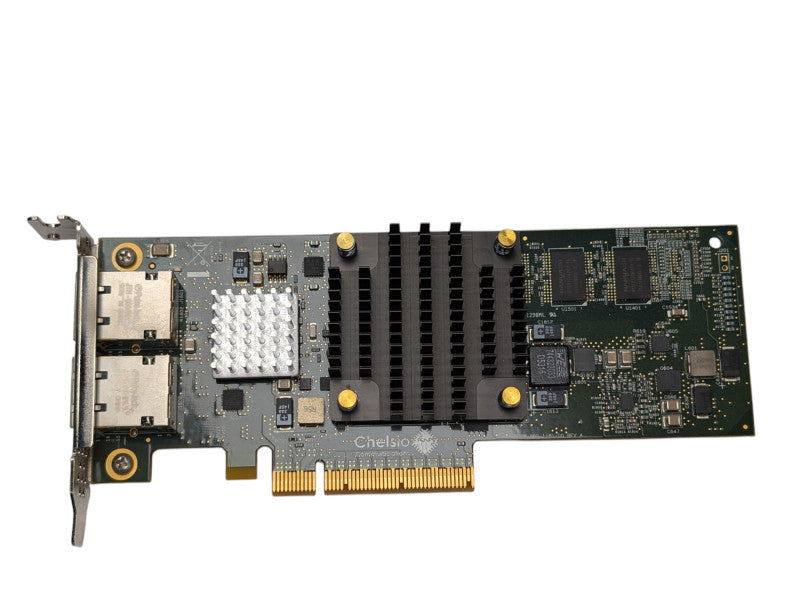 Chelsio Communications T520-BT 10 Dual Port 10GbE RJ45 Low Profile PCIe -