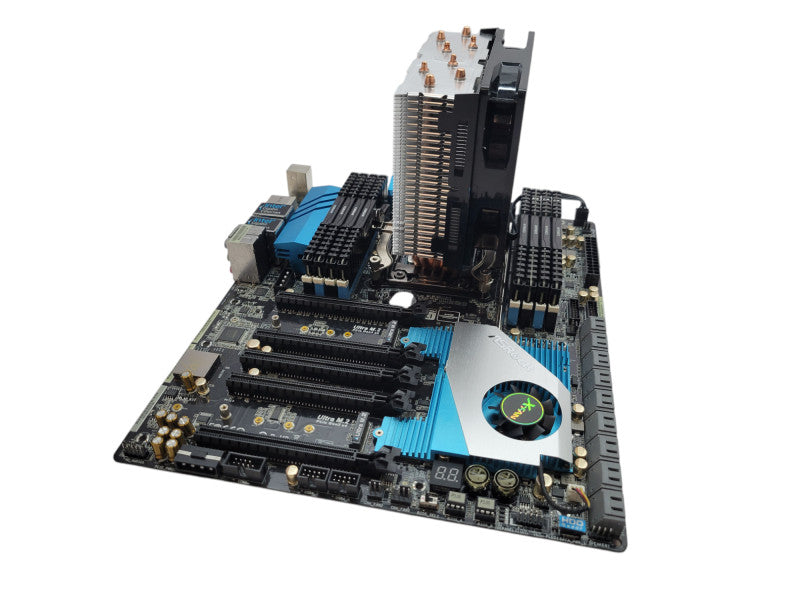 Intel Core i7-5820K ASRock X99 Extrme11 2xM.2 10xSATA 8xSAS 64GB DDR4 %