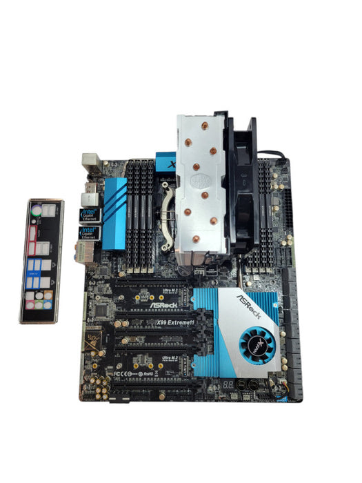 Intel Core i7-5820K ASRock X99 Extrme11 2xM.2 10xSATA 8xSAS 64GB DDR4 %