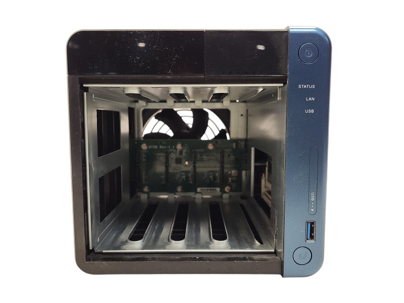 QNAP Turbo NAS,  4TB Storage, 4 x 1 TB Hard Drives, TS-453Be 4GB RAM No AC $