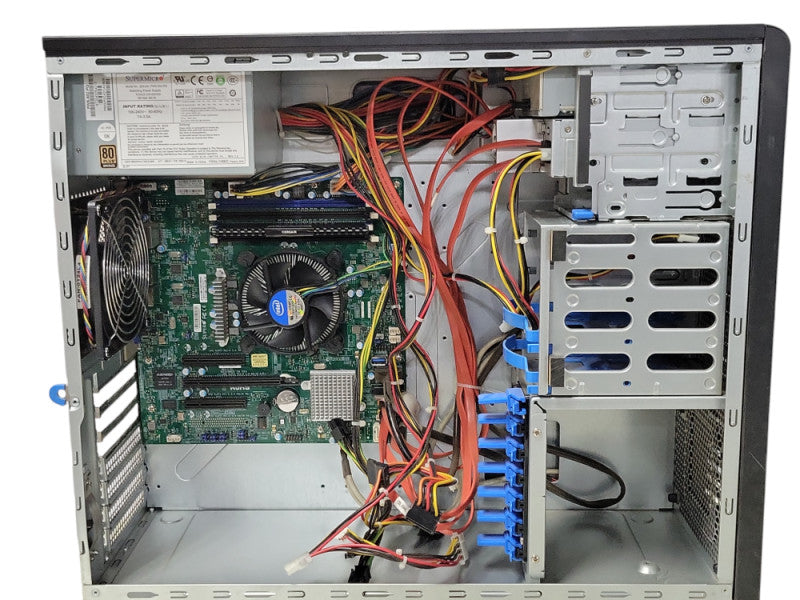 SuperMicro X11SSL-F Xeon E3-1240v5 3.5GHz 8GB RAM 500Watt PSU, 2.5" _