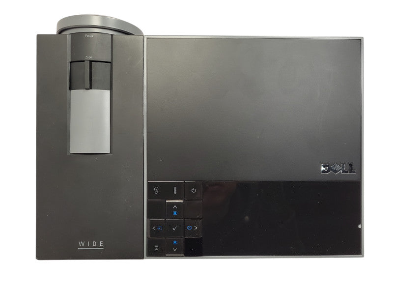 Dell 1610HD Wide DLP 3500 Lumen HDMI Projector W/ Remote and Cables 79hr $