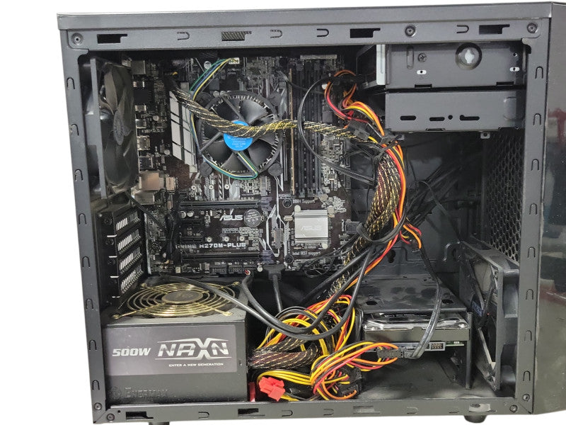 Custom Asus Tower PC, Core I5-7400 3.00GHz, 8GB DDR4, 1TB HDD, 500W PSU _