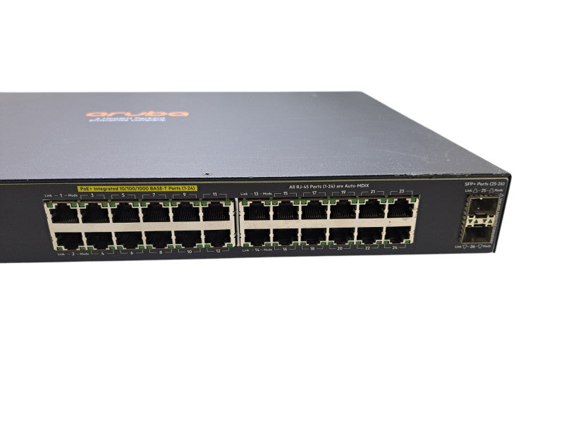 Aruba 2530-24G PoE+ -2SFP+ J9854A | 24-Port Gigabit PoE+ Switch w/ 2x SFP+