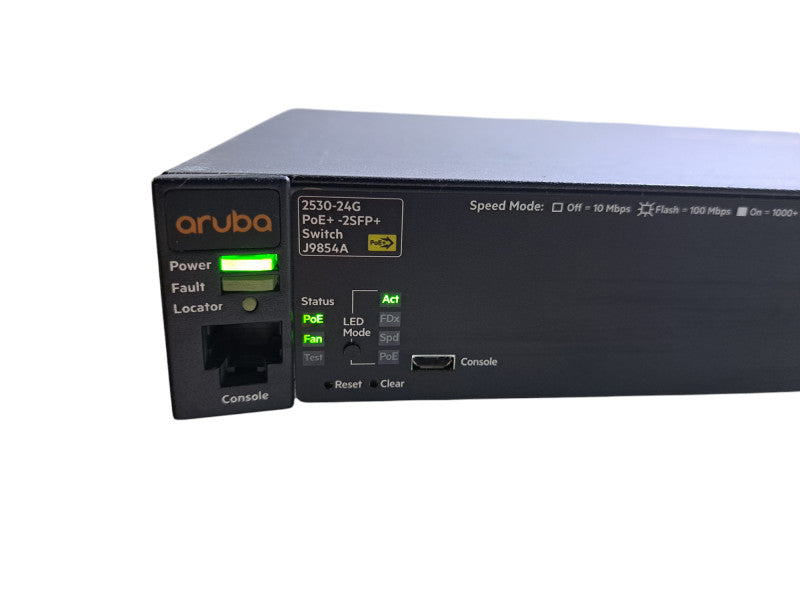 Aruba 2530-24G PoE+ -2SFP+ J9854A | 24-Port Gigabit PoE+ Switch w/ 2x SFP+