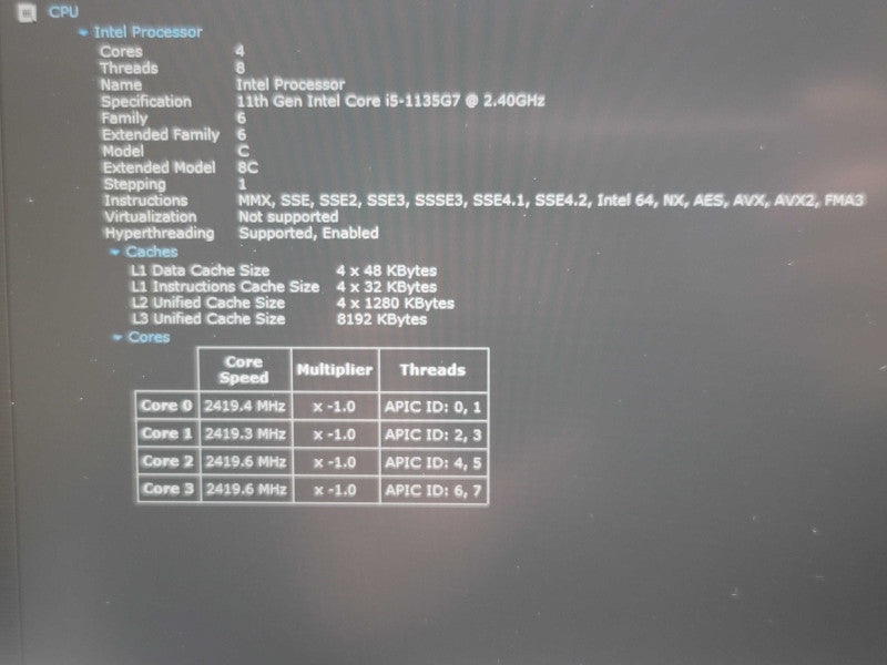 Lenovo ThinkPad E14 Gen 2 i5 1135G7 256GB SSD READ β Lap200
