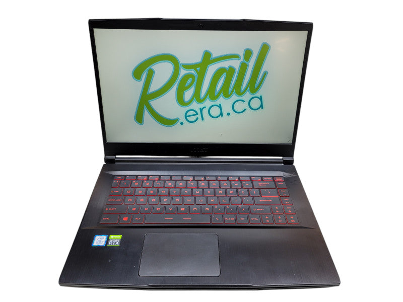 MSI GF65 Thin i7 9750H 32GB DDR4 RTX 2060 256GB SSD NO WIFI FOR PARTS  β Lap200
