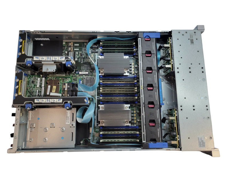 HP ProLiant DL380 Gen9 - 2x Xeon E5-2640 v3 96GB DDR4 7x600GB 5x300GB P840 %