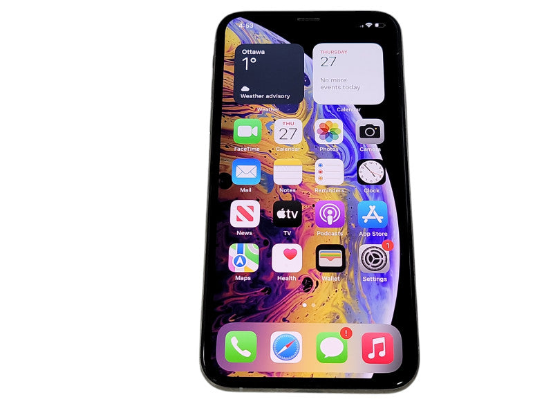 Apple iPhone XS - 64GB - Silver [A1920] (