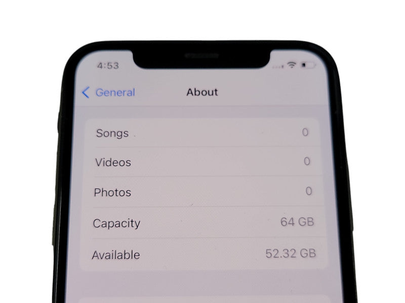 Apple iPhone XS - 64GB - Silver [A1920] (