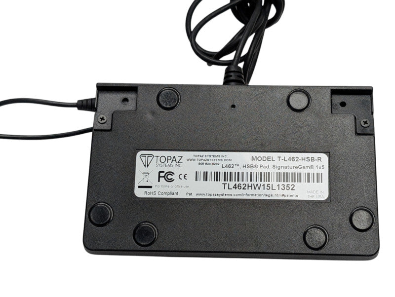 TOPAZ T-L462-HSB-R SignatureGem 1x5 USB Signature Capture Pad Q-