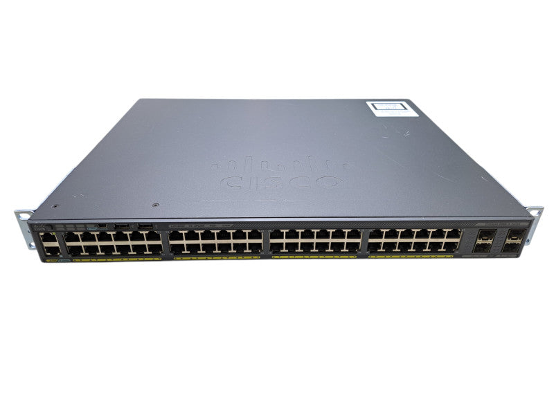 Cisco WS-C2960X-48LPS-L V04 | 48-Port Gigabit PoE+ 370W Switch w/ 4x SFP