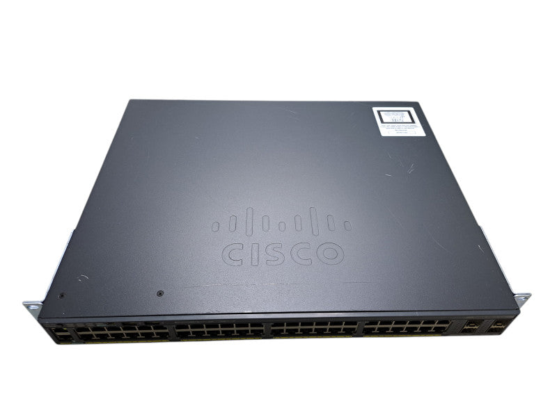 Cisco WS-C2960X-48LPS-L V04 | 48-Port Gigabit PoE+ 370W Switch w/ 4x SFP