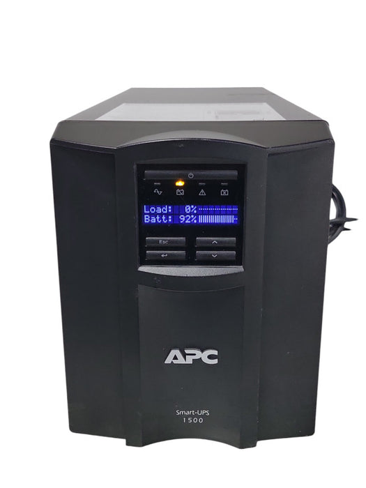 APC SMT1500 Smart-UPS 1500 120V 8 Outlet Uninterruptable Power Supply _