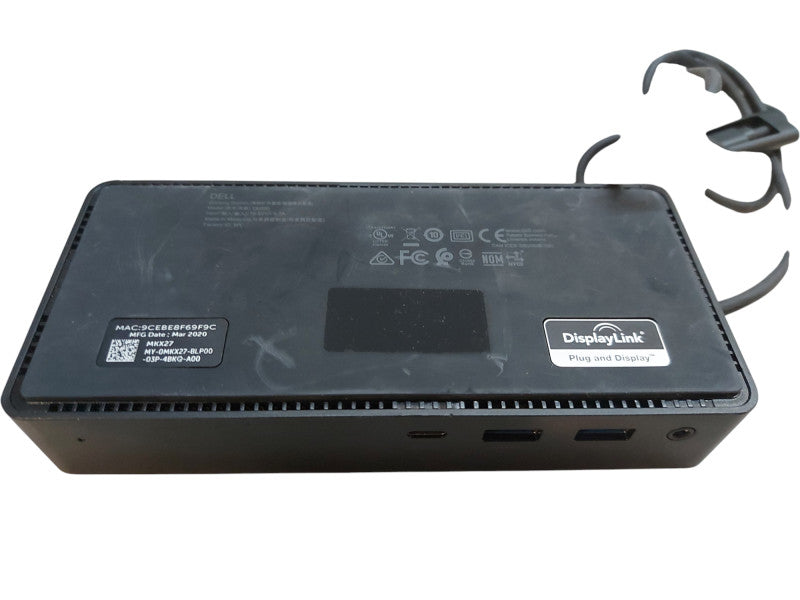 Dell D6000 Universal Laptop Docking Station USB-C 3.0 with 135W AC Adapter