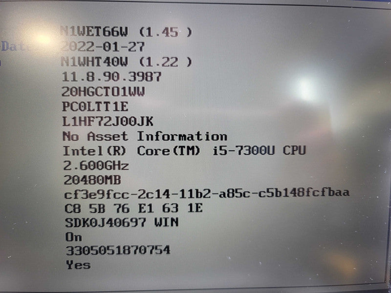 Lenovo ThinkPad T470s i5 7300 20GB DDR4 SSD  β BudLap