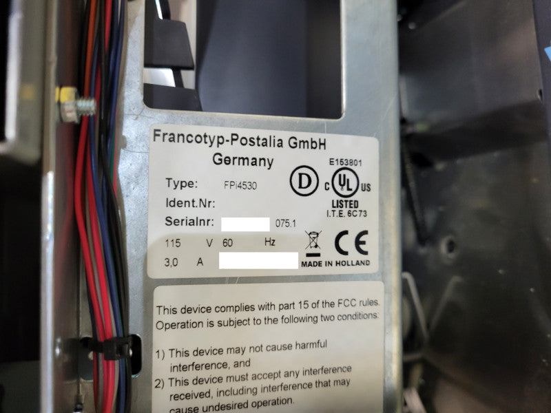 Francotyp-Postalia GmbH FPi-4500 Series Folder Inserter FPi4530 READ $