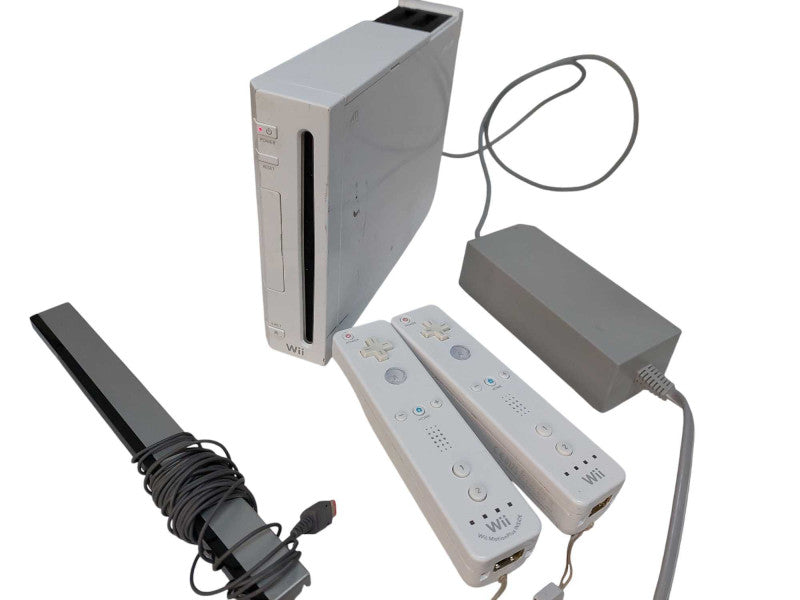 Nintendo Wii Console w/ 2x Controllers, Sensor Bar & Power Adapter RVL-001