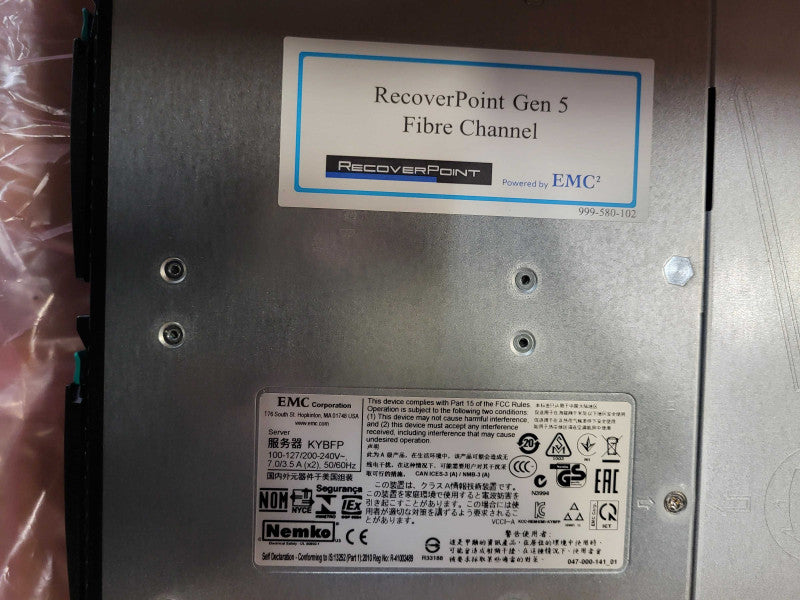 EMC SERVER 2x E5-2620 0 @ 2.8GHz 16GB DDR3 AHCI 6Gb/s SAS controller Q$