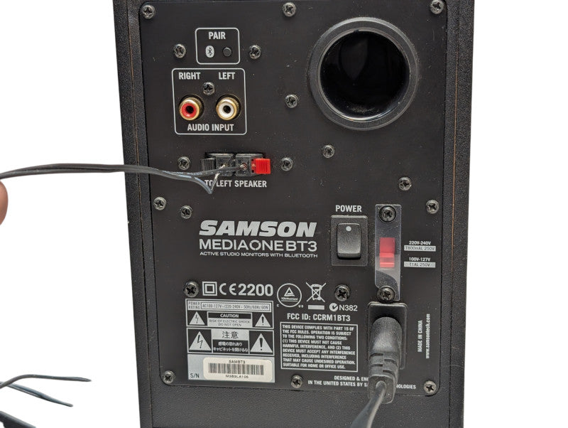 Samson MediaONEBT3 Active Studio Monitors with Bluetooth  -
