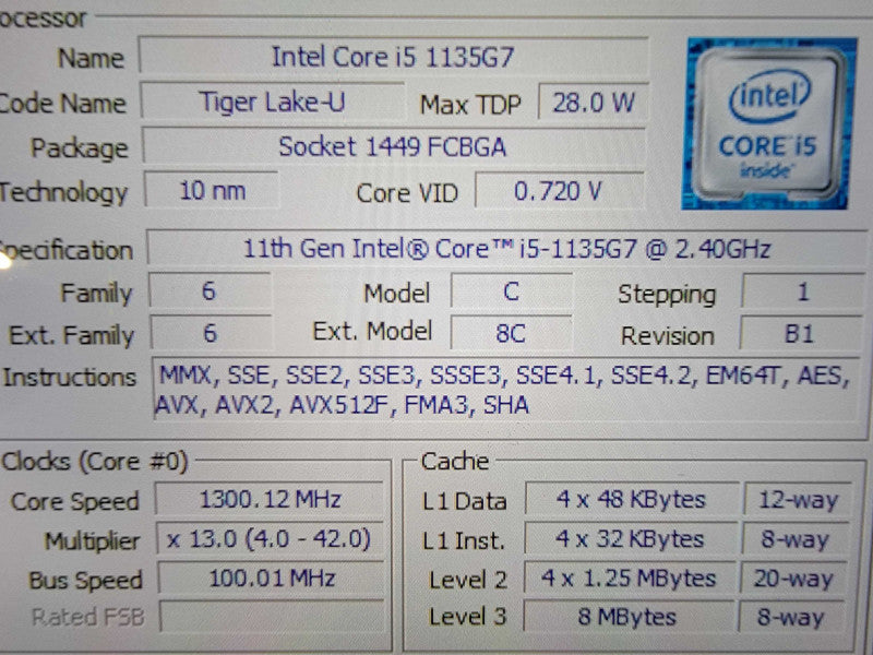 MS Surface Pro 7+ 1961 | 4-Core i5-1135G7 @2.4GHz | 8GB RAM 256GB SSD - REA