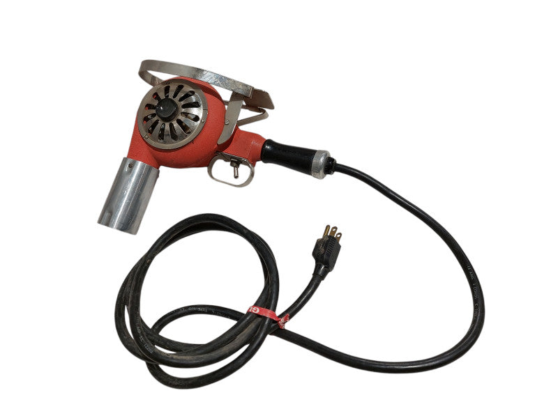 Vintage Heyco Heat Gun , Cast Iron , Wooden Handle  =