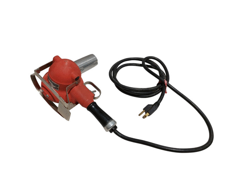 Vintage Heyco Heat Gun , Cast Iron , Wooden Handle  =