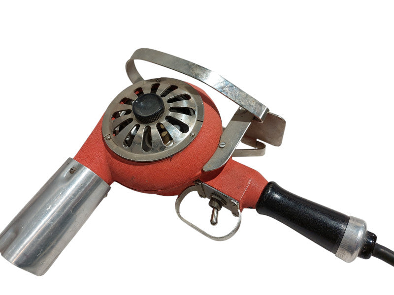 Vintage Heyco Heat Gun , Cast Iron , Wooden Handle  =