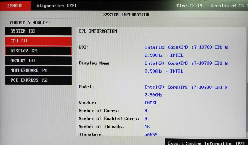 Lenovo ThinkStation P340 SFF Intel i7-10700 CPU 2.90GHz 16GB RAM - NO HDD