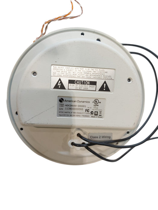 American Dynamics ADCD600D0001 Mini-Dome Camera