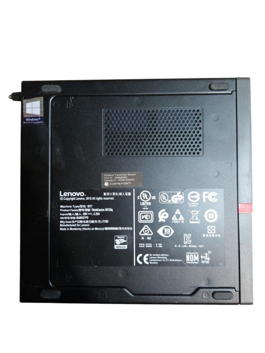 Lenovo ThinkCentre M720q USFF Intel i5-9400T CPU 1.80GHz 16GB RAM - NO HDD