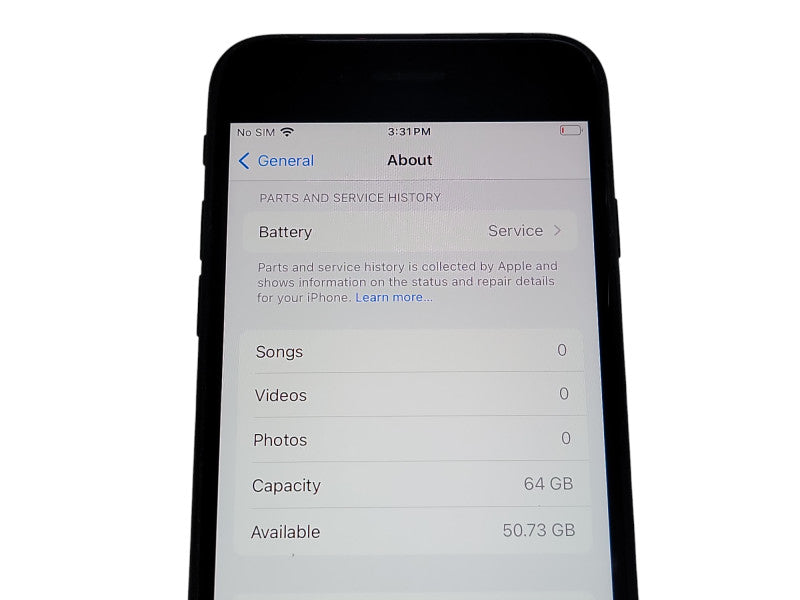 Apple iPhone SE 2 - 64GB - Black [A2275] (