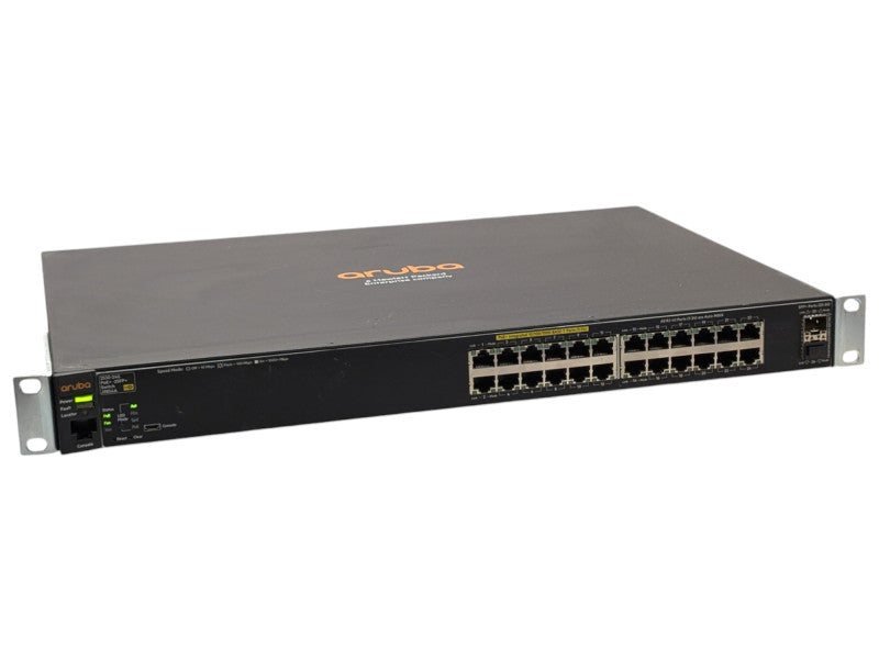 HPE Aruba 2530-24G PoE+ 2SFP+ 24 Port Gigabit Managed Switch J9854A -