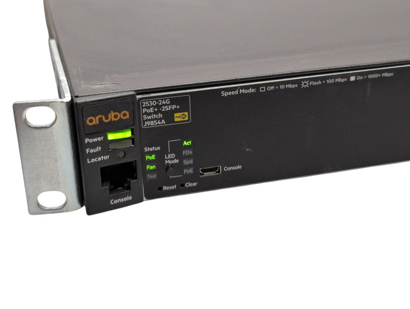 HPE Aruba 2530-24G PoE+ 2SFP+ 24 Port Gigabit Managed Switch J9854A -