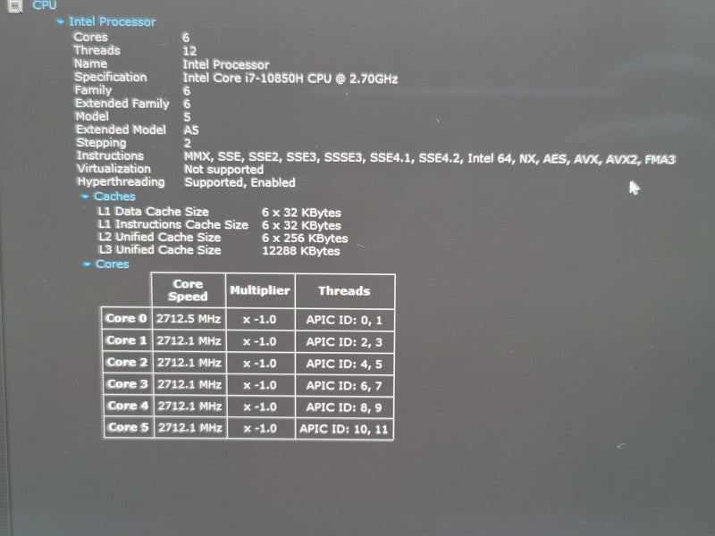 Lenovo ThinkPad P15 i7 10850H 32GB DDR4 Quadro T1000 512GB SSD  β Lap200