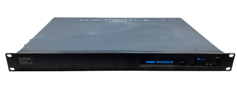 QSC Q-SYS Core 110f USB/Flex Channels Digital Audio Signal Processor *READ*