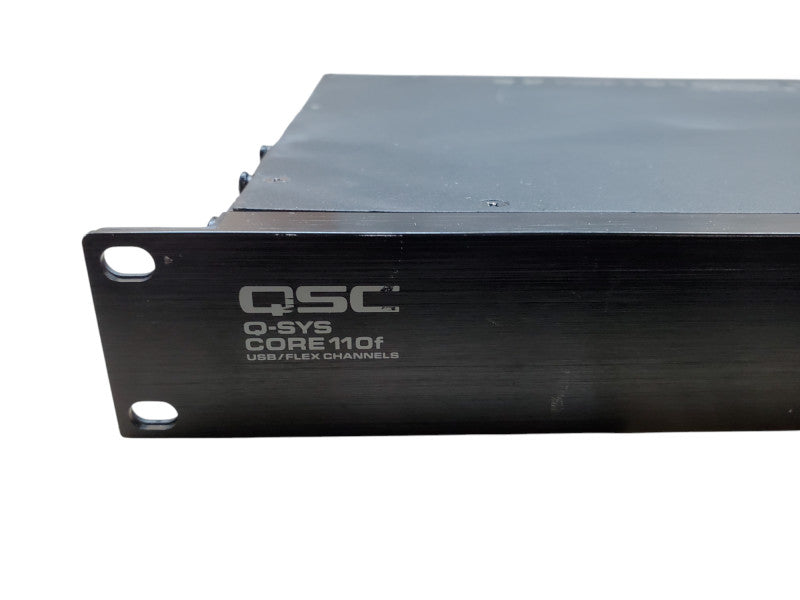 QSC Q-SYS Core 110f USB/Flex Channels Digital Audio Signal Processor *READ*
