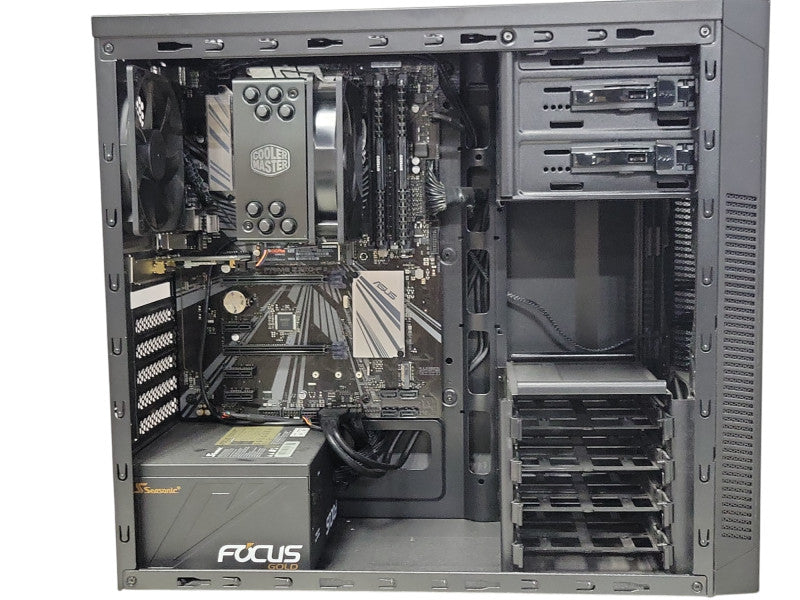 Custom/Asus Tower PC, Core I7-8700K 3.70GHz, 16GB DDR4, 500GB NvME _
