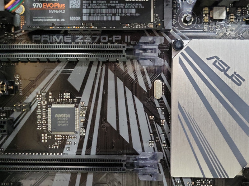 Custom/Asus Tower PC, Core I7-8700K 3.70GHz, 16GB DDR4, 500GB NvME _