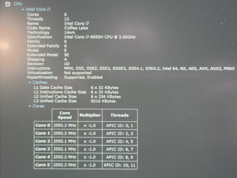 Lenovo ThinkPad P52 i7 8750H 32GB DDR4 Quadro P2000 256GB SSD  Qβ Lap200